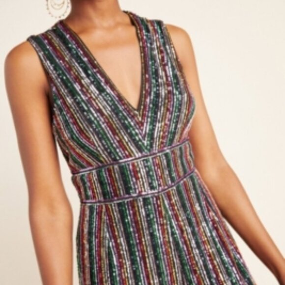 Saylor Winnipeg Sequined Jumpsuit - Picture 1 of 12